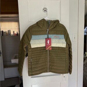 Cotopaxi Women’s Fuego Down Hooded Jacket (Sz S) NWT